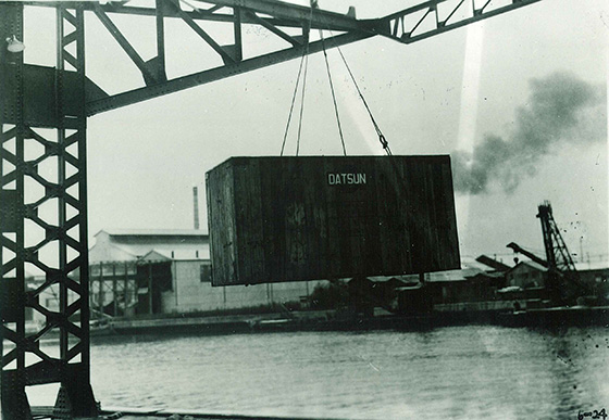 The first Datsuns are exported