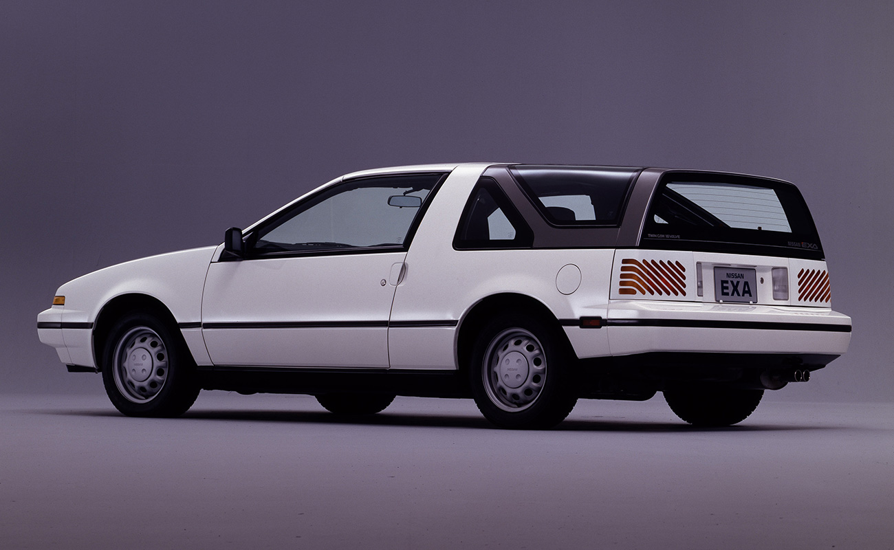 Sold outside the U.S. as the EXA, the Pulsar NX featured bold louvered taillights and a modular removable rear hatch.