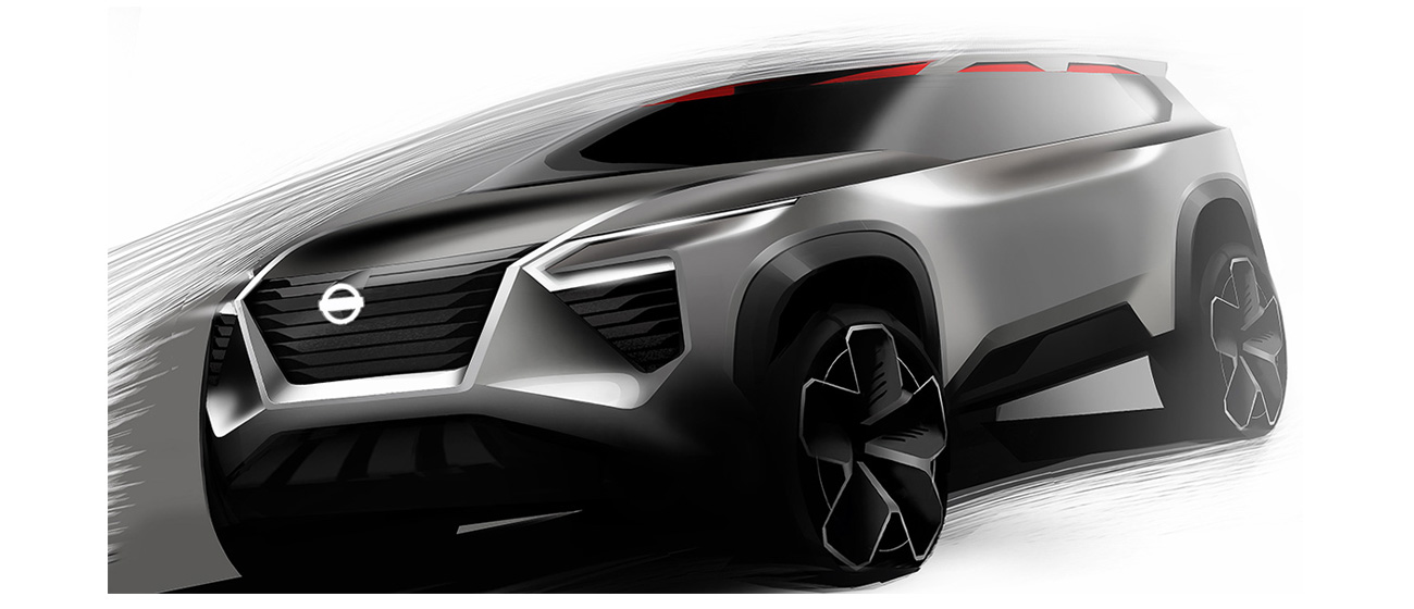 Lars Taubert's sketch of the Xmotion concept.