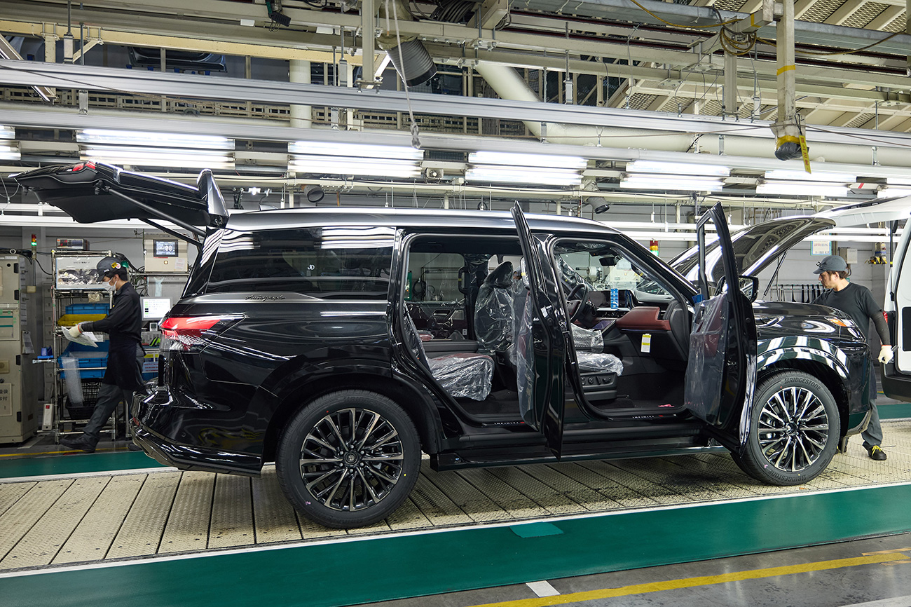 The production line of all-new QX80
