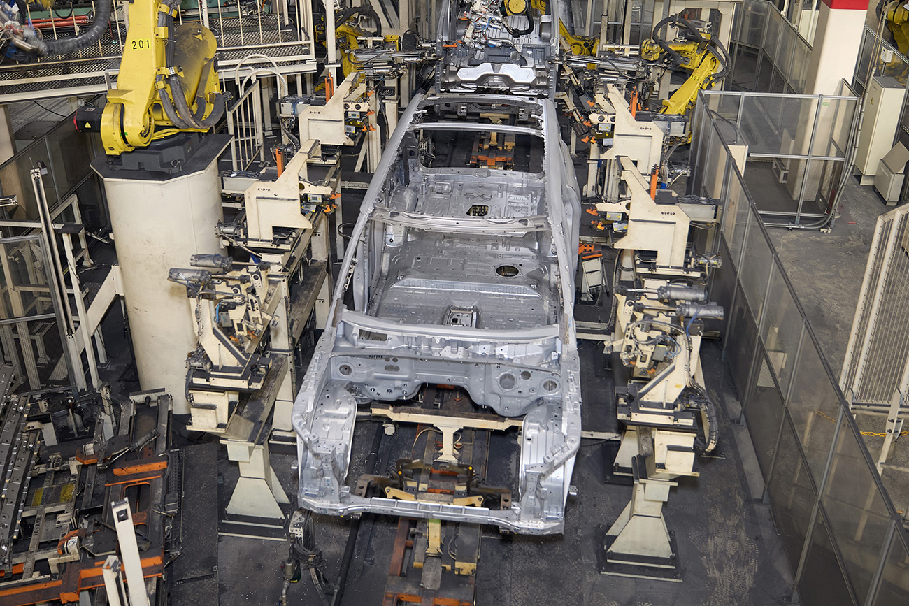 The production line of all-new QX80
